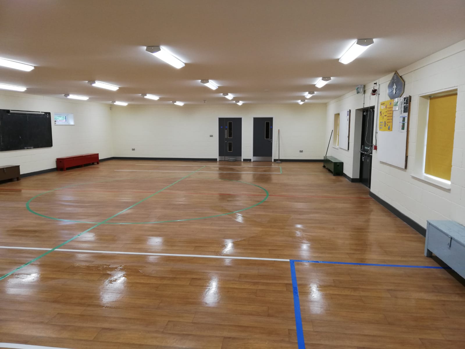 The new hall - Empty